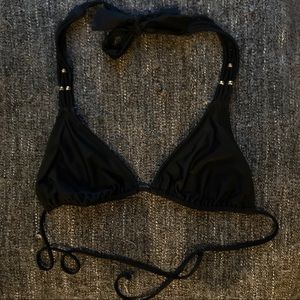 Black Triangle Bikini Top